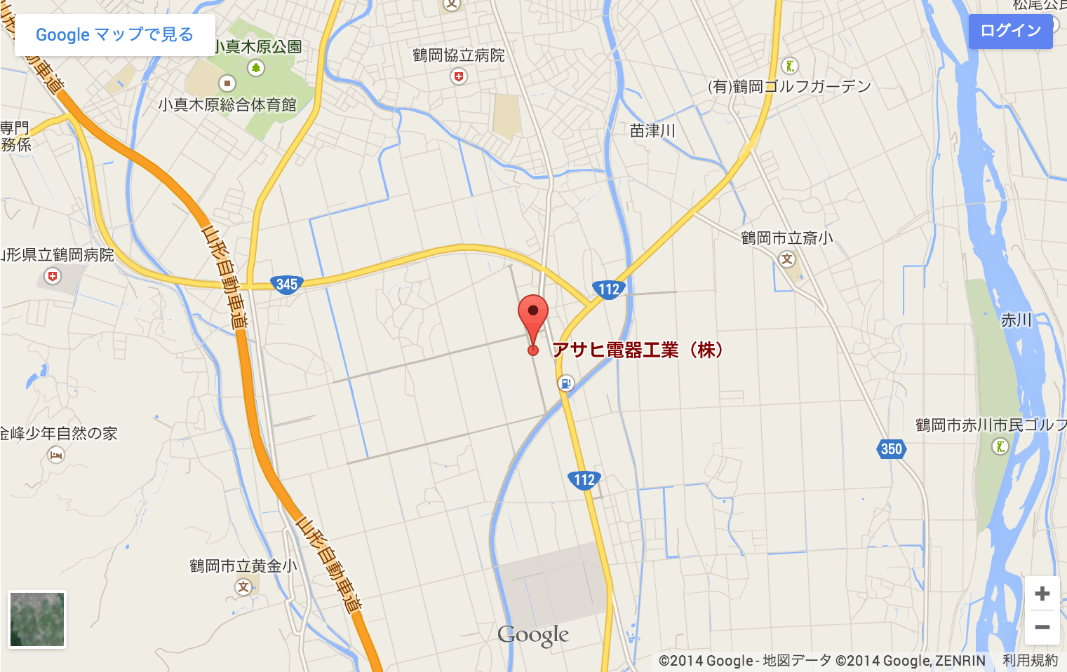 アサヒ電器工業(yè)株式會社 地図